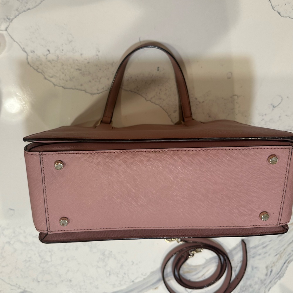 Kate Spade Laurel Way Leighann Crossbody Handbag Mauve EUC - Picture 11 of 11